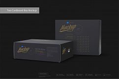 Two Cardboard Box Mockup Product Image 4