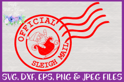 Christmas SVG Santa Sleigh Mail SVG Product Image 3