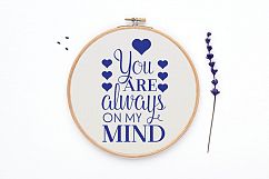 You are always on my mind cross stitch pattern Product Image 3