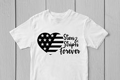 Star Stripes Forever - USA Patriotic SVG EPS DXF PNG Product Image 2