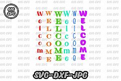 Welcome Sign SVG Product Image 1