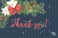 Christmas Watercolor Clip Art Product Image 9