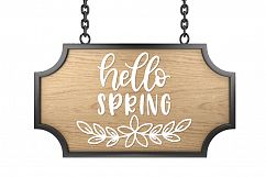 Hello Spring, SVG Cut Files Product Image 2