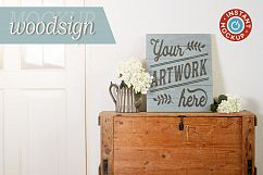 Instant photorealistic woodsign mockup Product Image 4