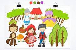 Red Riding Hood graphics and illustrations Product Image 2