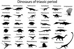 Dinosaurs of triassic period Product Image 1