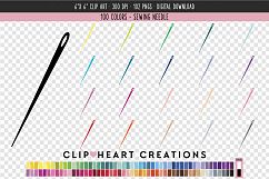 Sewing Needle Clip Art - 100 Clip Art Graphics Product Image 1