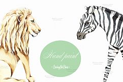 Savanna animal &amp; Tropical clipart Product Image 4