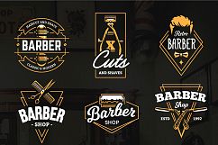 Barber Emblems | Logo Templates Product Image 2