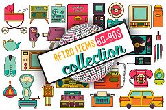 32 retro icons 80-90s collection. Product Image 1