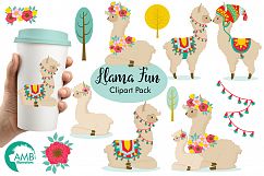 Llama fun clipart, graphics, illustrations AMB-1985 Product Image 2