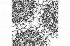 A collection of square hand-drawn patterns Product Image 8