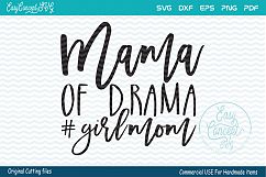 Mama of drama, SVG DXF Png Eps Pdf Studio Vector Cut Files Product Image 1
