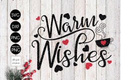 Warm Wishes CHRISTMAS SVG for Cricut Product Image 2