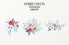 Watercolor Collection Cowboy Boots and Boho Skull Product Image 4