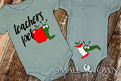 Teachers pet, cute bug, baby outfit, SVG Cut Files Product Image 1