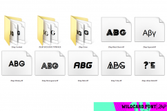 Zilap Wildcard 10 fontpack Product Image 3