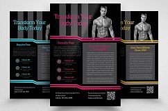 Body Fitness Club Flyer Template Product Image 1
