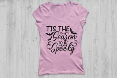 Tis the season to be spooky svg, halloween svg, bat svg. Product Image 2