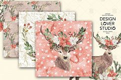 Winter Dreams digital paper pack Product Image 3