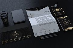 Gold And Black Corporate Identity Product Image 4