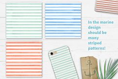 Collection of Watercolor Seamless Patterns Product Image 6