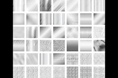 42 Silver Metallic Texture Digital Papers Product Image 9