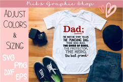 Dad Svg, The Best Dad Svg, Dad Shirt Svg, Dad Gift Svg Product Image 1