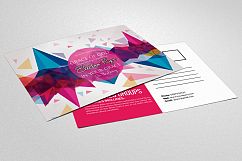 Electro Party Postcard Product Image 2