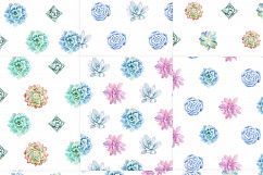 Watercolor Succulents &amp; Wreath Product Image 4