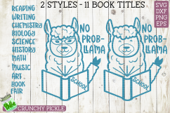 School Llama No Problem SVG Product Image 1