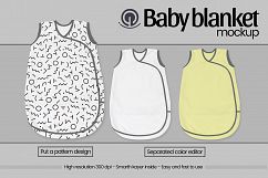 Baby blanket mockup Product Image 2