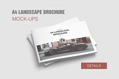 A4 Landscape Brochure Mockup Product Image 1