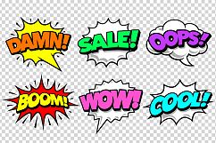 Comic Speech Bubbles Product Image 7