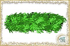 Lime Green Glitter Greenery Digital Clipart Brush Stroke - 24 of beautiful PNG files Product Image 15