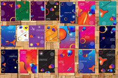 20 Vector Flyer Abstract Background Template Product Image 2