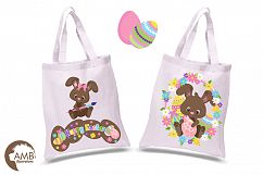 Easter Bunnies clipart, graphics, illustrations AMB-1176 Product Image 2