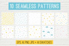 10 Vector Seamless Patterns Product Image 1