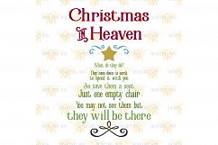 Christmas in Heaven Tree svg Product Image 2