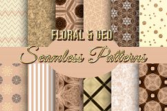 Floral and Geo Seamless Patterns Product Image 1