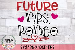 Future Mrs Romeo SVG Cut File Product Image 1