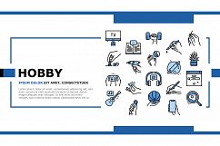 Hobby Leisure Time Landing Header Vector Product Image 1