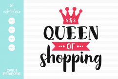 Queen of Shopping SVG DXF EPS PNG Product Image 1