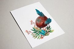 Tiny Birds - Watercolor Clip Art Set Product Image 12