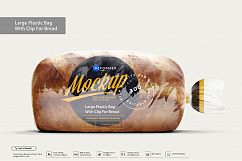 Large Plastic Bag with Clip for Bread Product Image 3