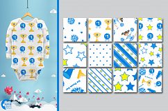Cheerleader in Blue patterns,Cheerleader blue papers AMB-887 Product Image 3