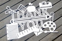 Teacher Thank you SVG / DXF / EPS Files Product Image 3