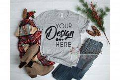 Winter Mockup Bundle Bella Canvas Mockup Bundle T Shirt Flay Product Image 2