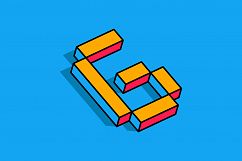 Isometric Alphabets Product Image 9