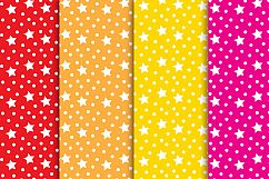 Stars Digital Paper, Stars Background, Christmas Digital Paper, Scrapbooking, Printable, Digital Paper Pack Product Image 2